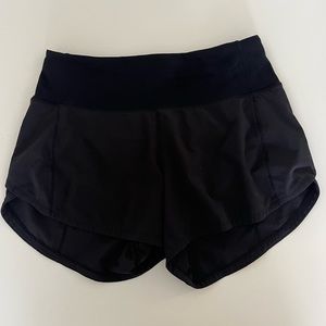 Lululemon black 4" speed ups